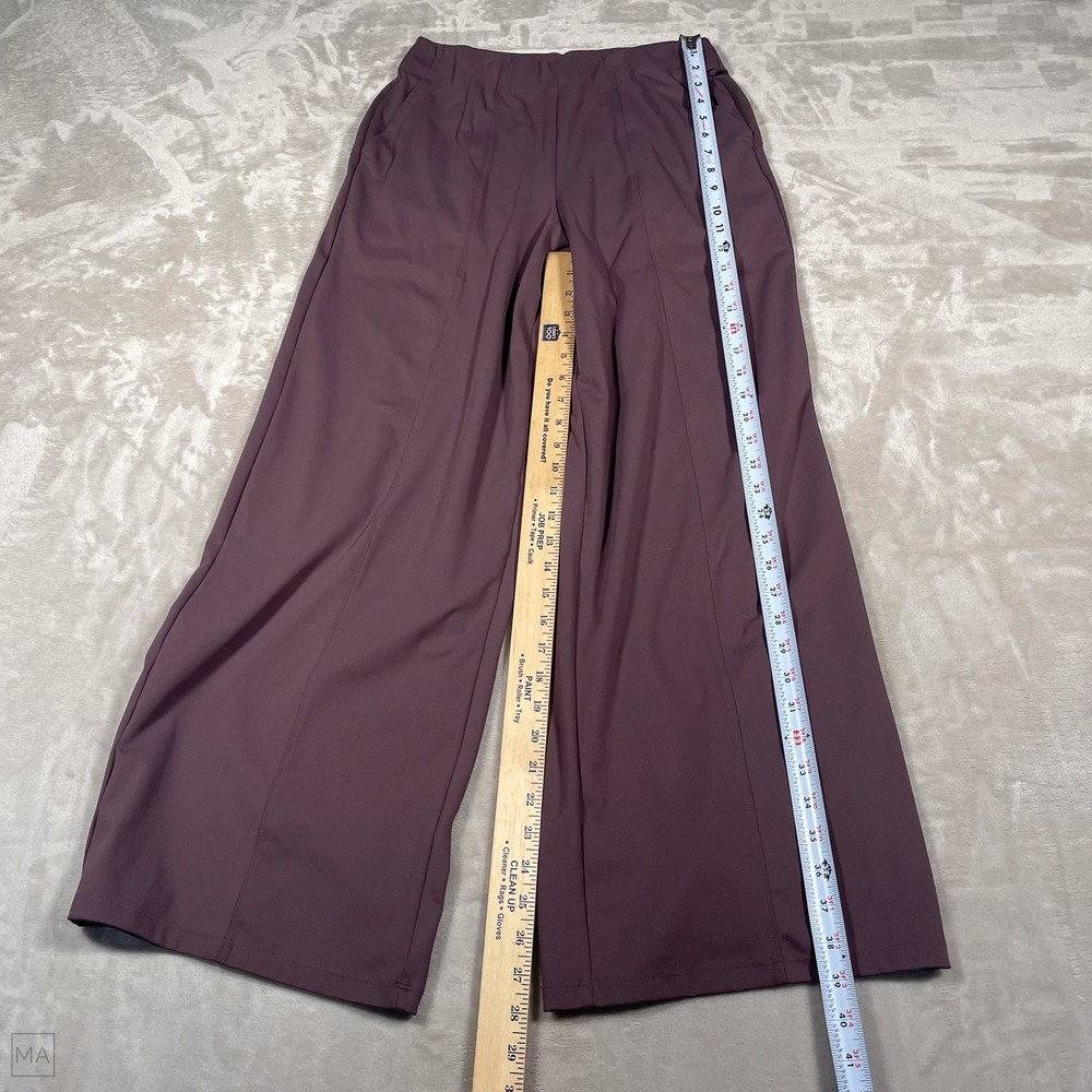 Old Navy Women's Pants Wide Leg Powersoft Go-Dry Athleisure S Petite Purple - Picture 5 of 7